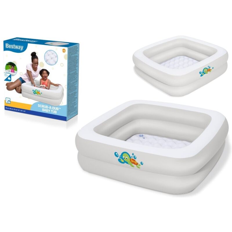 foto del prodotto piscina per bambini 86 x 86 x 25 cm bianca bestway
