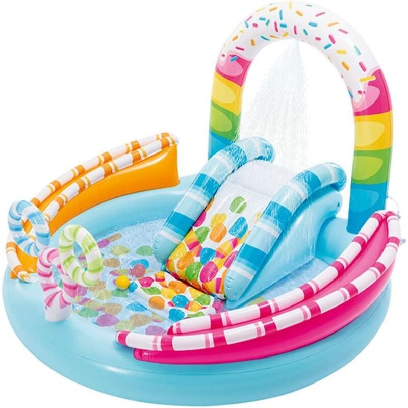foto del prodotto piscina play center caramelle 57144 intex dolcetti bambini gonfiabili