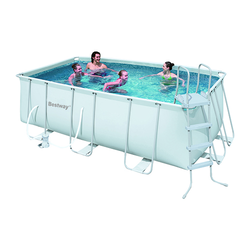 foto del prodotto piscina power steel frame fuori terra rettangolare