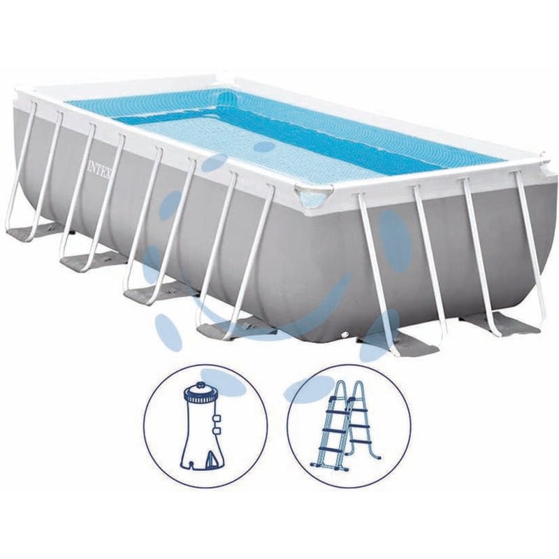 foto del prodotto piscina prism frame rettangolare con telaio portante cm.400x200x100h. intex 26788