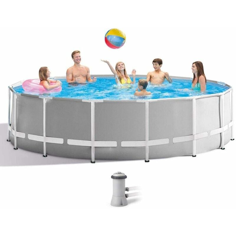 immagine 0 del prodotto piscina prism frame rotonda c telaio portante c pompa cm.457x122h. intex