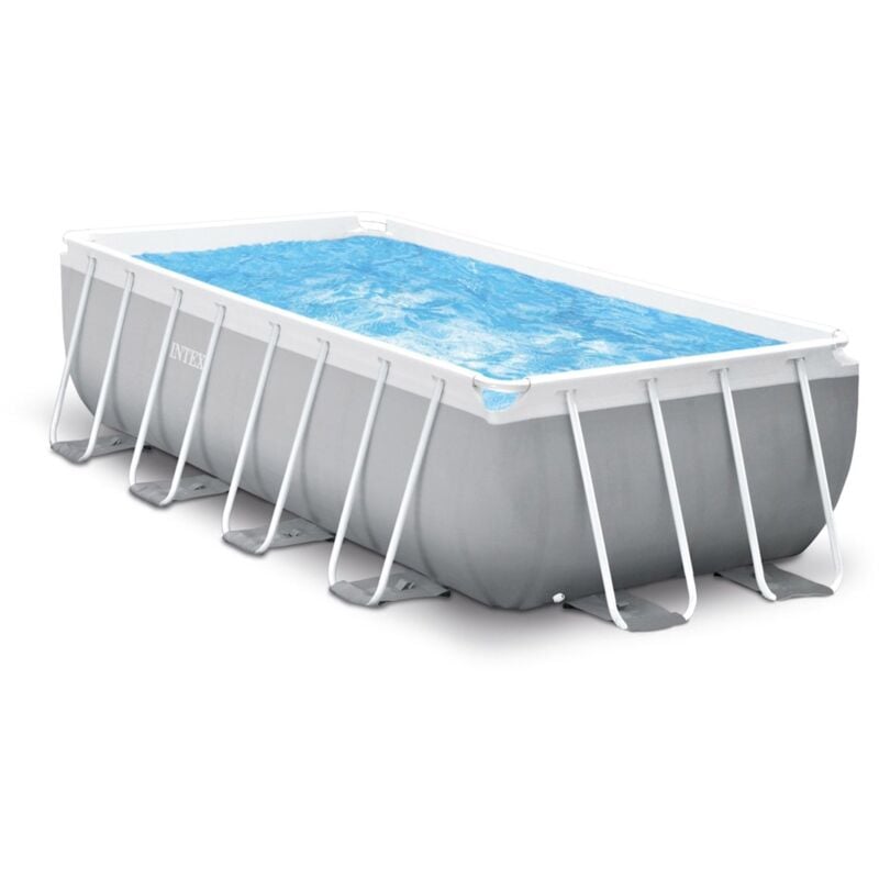 foto del prodotto piscina rettangolare con struttura 400x200xh100 cm prism frame intex 26788