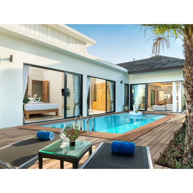 foto del prodotto piscina rettangolare in legno aruba 5,00 x 3,00 x 1,24 m