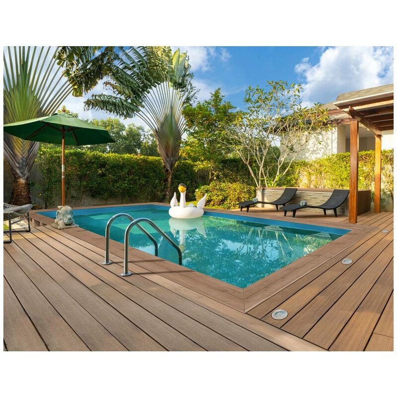 foto del prodotto piscina rettangolare in legno panama 6,20 x 4,10 x 1,45 m