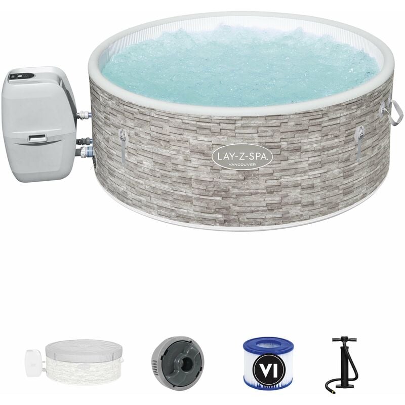foto del prodotto piscina spa idromassaggio lay z spa vancouver airjet plus bestway 60027