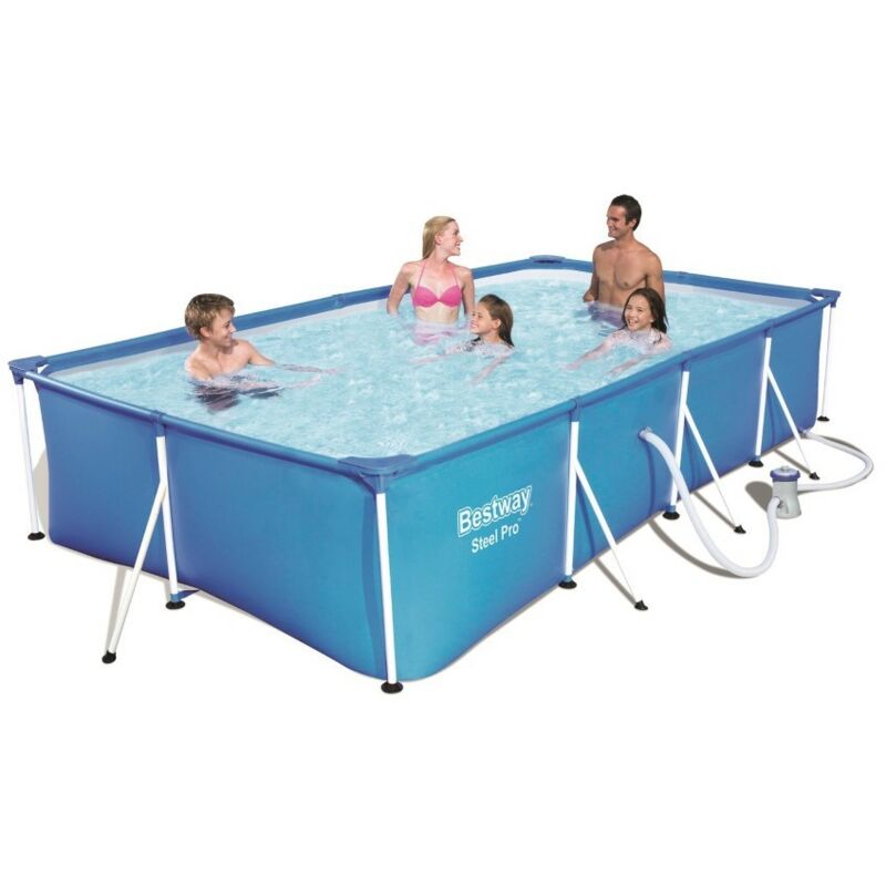 foto del prodotto piscina steel pro frame rettangolare 400x211x81 5.700lt - best way