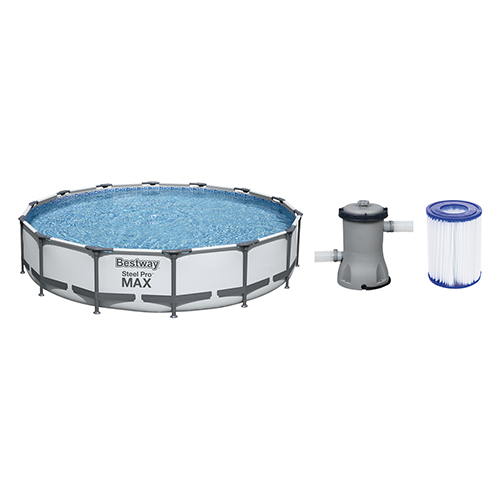 foto del prodotto piscina steel pro max fuori terra rotonda