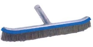 foto del prodotto piscine spazzolone curvo x alghe cm 45s manico