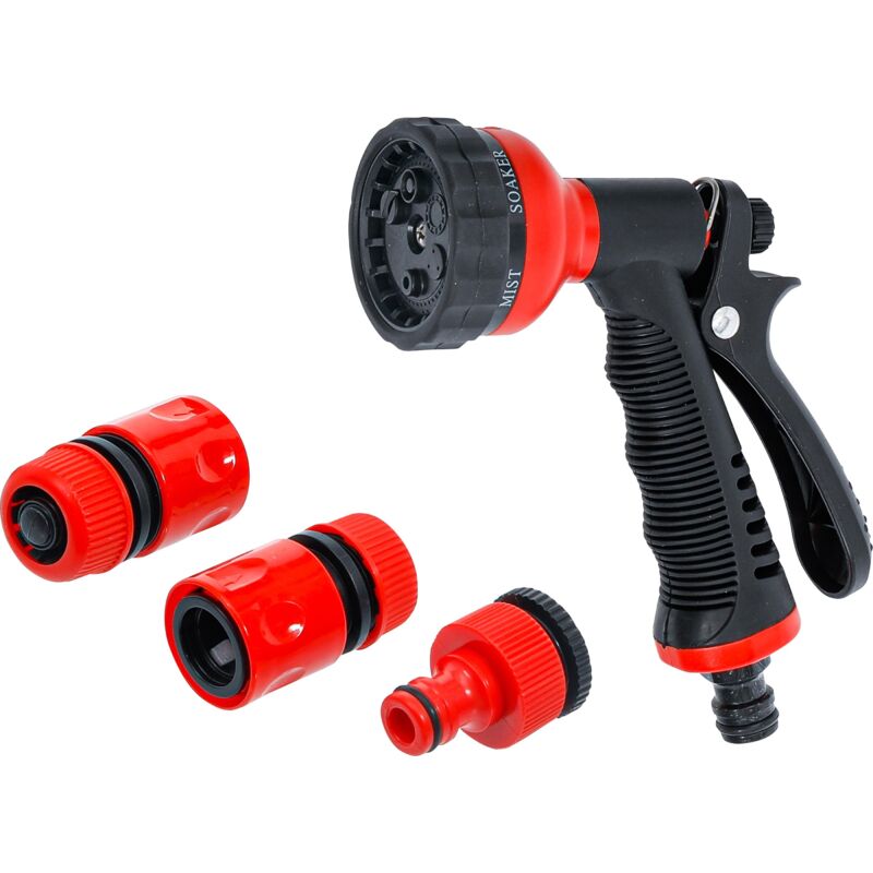 foto del prodotto pistola a spruzzo per giardino con accessori 4 pz.