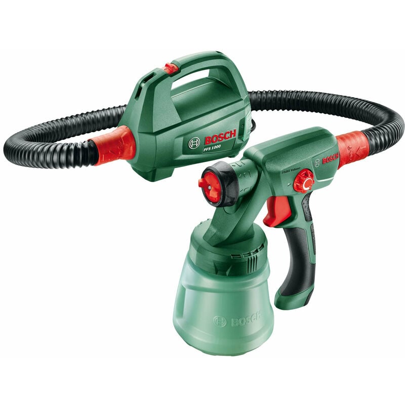 foto del prodotto pistola a spruzzo per verniciatura con serbatoio 800ml 410w bosch pfs1000