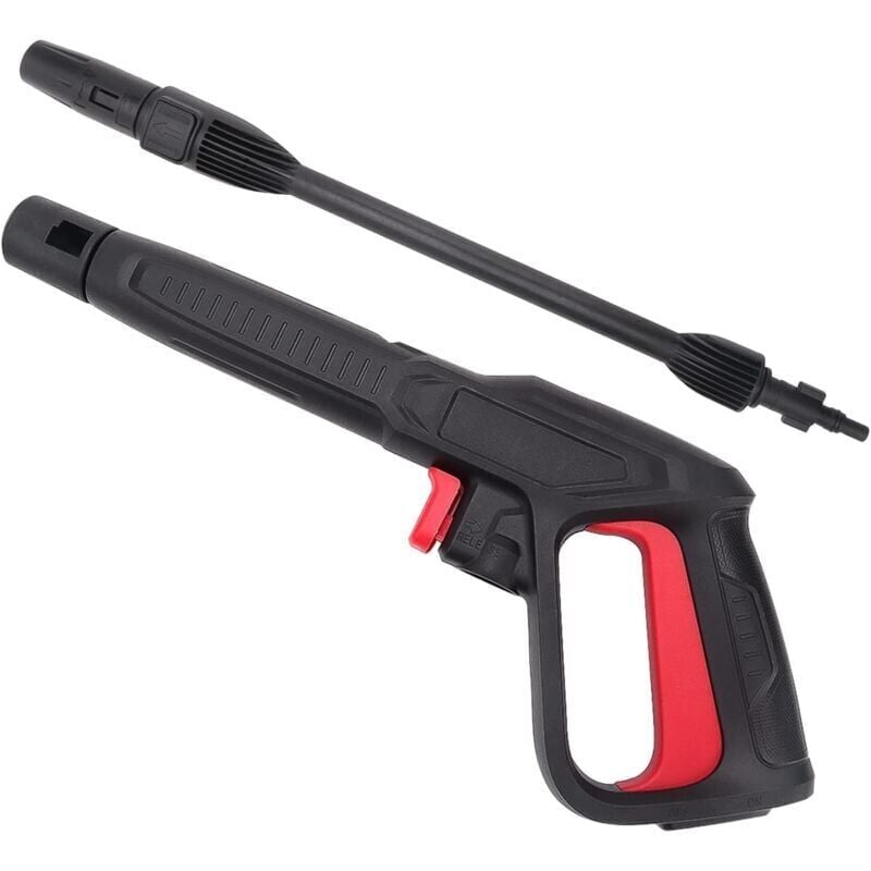 foto del prodotto pistola a spruzzo sostitutiva con lancia a getto, compatibile con alcune idropulitrici black decker, annovi reverberi ar, bosch, mac allister,