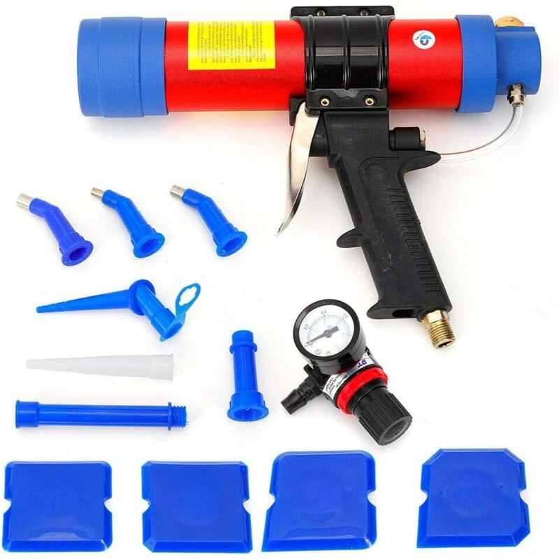 foto del prodotto pistola cartuccia aria compressa in silicone 310 ml dispenser cartuccia pneumatico accessori