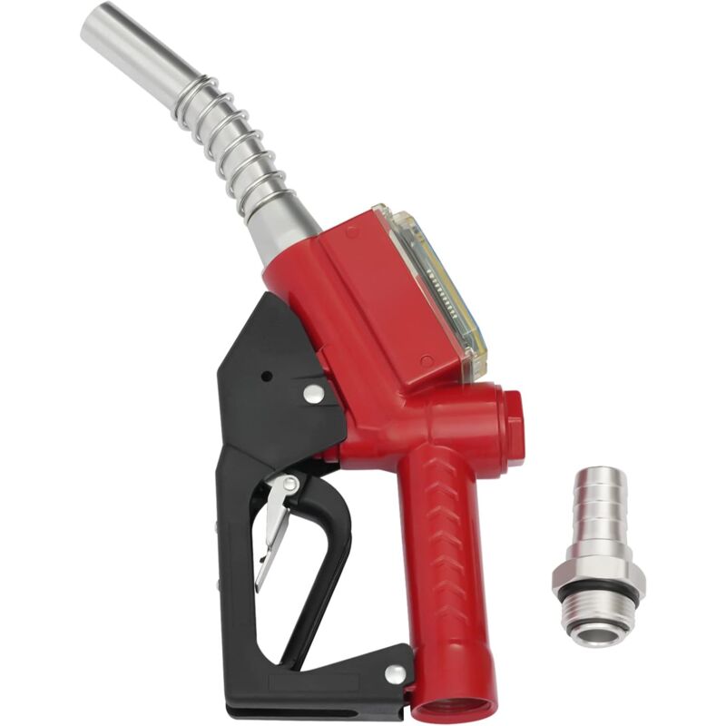 foto del prodotto pistola di benzina con indicatore elettronico contatore pompa olio pompa carburante per pompa diesel pistola carburante auto per diesel, benzina