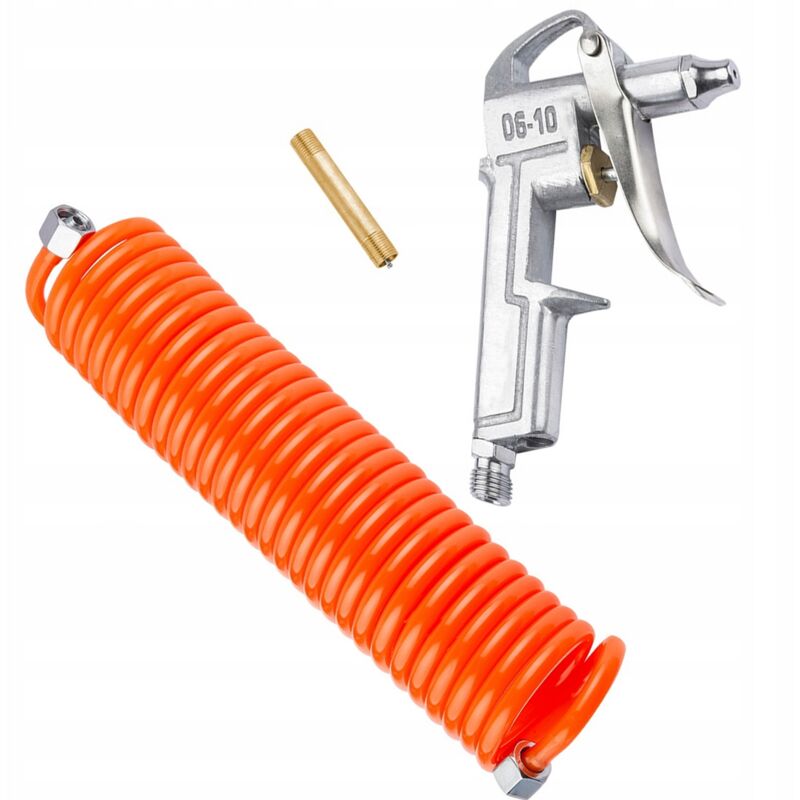 foto del prodotto pistola di soffiaggio con tubo spiralato