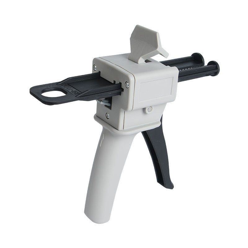 foto del prodotto pistola erogatrice per colla epossidica da 50 ml, impugnatura per applicatore pistola per colla epossidica ab per miscelazione della colla, rapporti