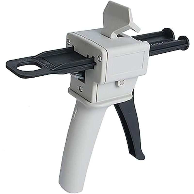 foto del prodotto pistola erogatrice per resina epossidica da 50 ml, applicatore per miscelazione colla ab manico 