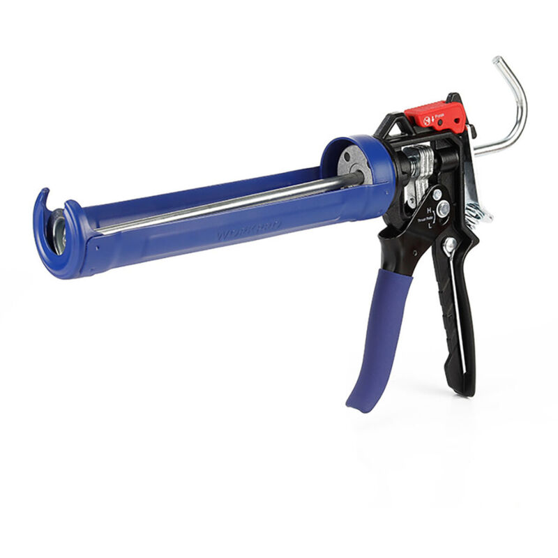 foto del prodotto pistola in silicone workpro azzurro nero 230 mm