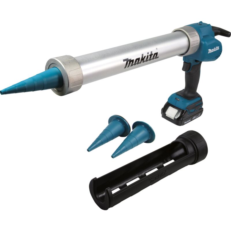 foto del prodotto pistola per colla a batteria 18 v 1,5 ah, 600 ml, dcg180ryex makita