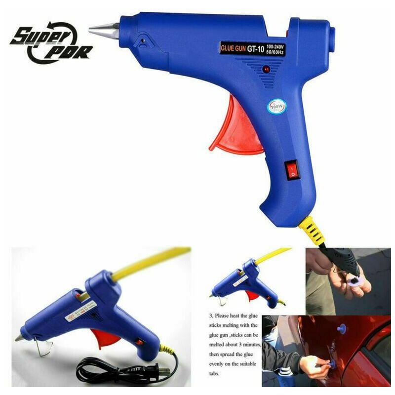 foto del prodotto pistola per colla a caldo professionale da 100w ideale con kit pdr