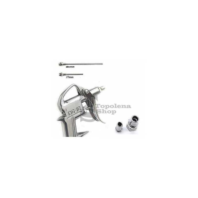 foto del prodotto pistola per compressore soffiaggio aria con accessori