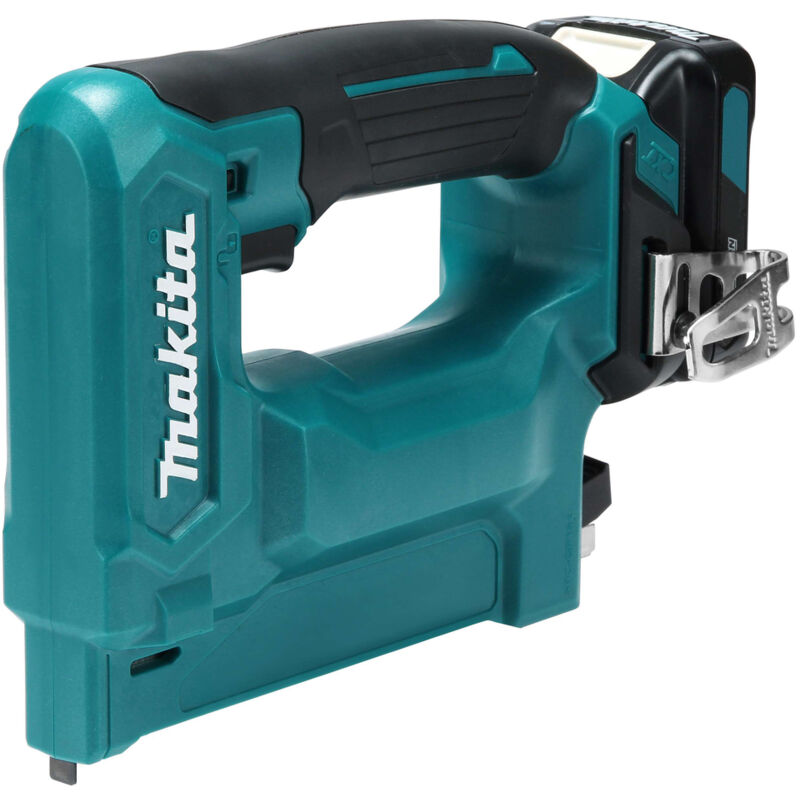 immagine 0 del prodotto pistola per graffette a batteria makita st113dsmj, 12v max., 2x 4,0 ah e caricabatterie in makpac
