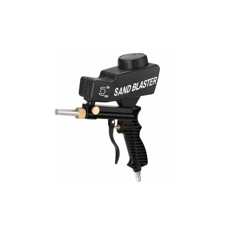 foto del prodotto pistola per sabbiatura a gravit portatile per aerografo pneumatico set di sabbiatura pneumatica sabbiatrice antiruggine piccola macchina per