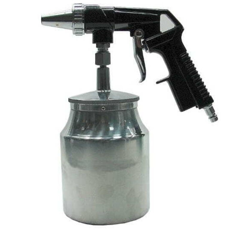 foto del prodotto pistola per sabbiatura argento