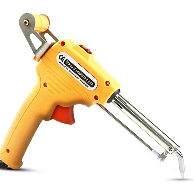 foto del prodotto pistola per saldatura manuale da 80 w, saldatrice elettrica, tipo di riscaldamento interno, tipo di riscaldamento esterno, pistola per saldatura