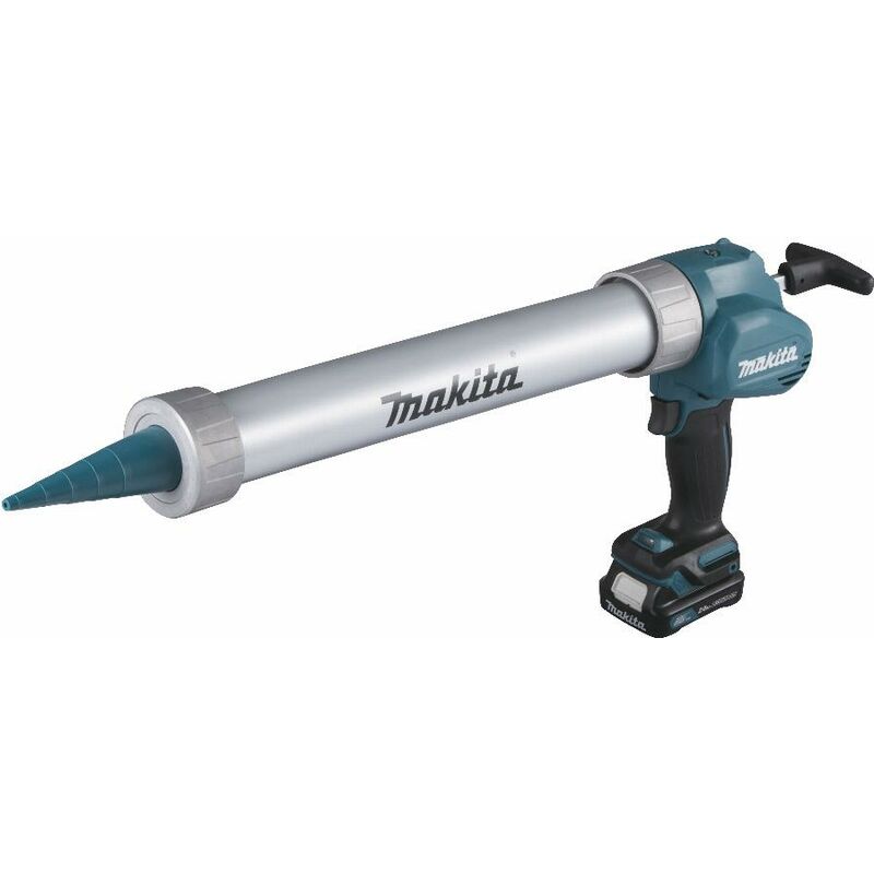 foto del prodotto pistola per stucco makita 12 v cxt li ion 2 ah 5000 n 2 batterie caricabatteria scatola cg100dsaeb