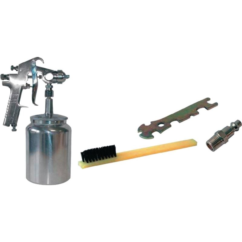 foto del prodotto pistola per verniciatura ad aria compressa kit-line hvlp 1l 130-200l min 2-3bar aerotec
