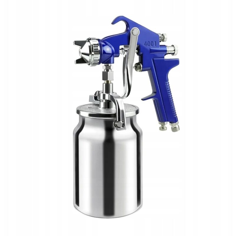 foto del prodotto pistola per verniciatura lvlp con serbatoio in metallo da 1 litro e ugello da 1,4 mm