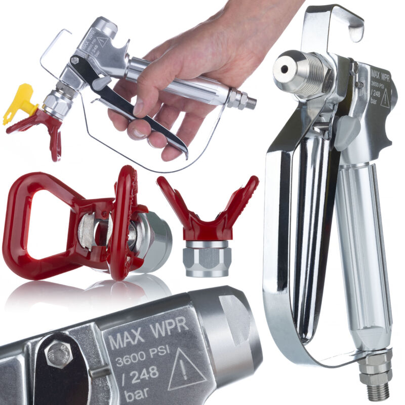 foto del prodotto pistola per verniciatura rosfix ultraspray pmrus03 con copertura ugello