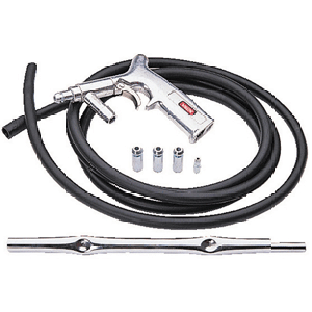 foto del prodotto pistola pneumatica sabbiatrice per sabbiatura tubo in gomma 3m + accessori valex 1551007