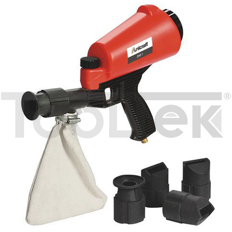 foto del prodotto pistola sabbiatrice pneumatica sabbiare manuale sabbiatura unicraft