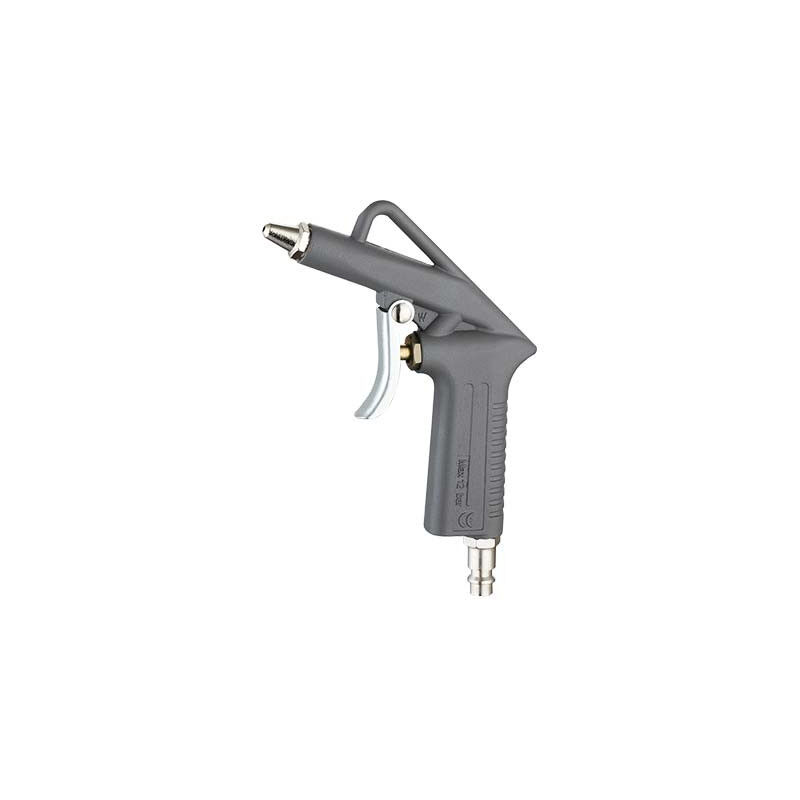 foto del prodotto pistola soffiaggio ac corta attacco rapido effe alluminio nichelato