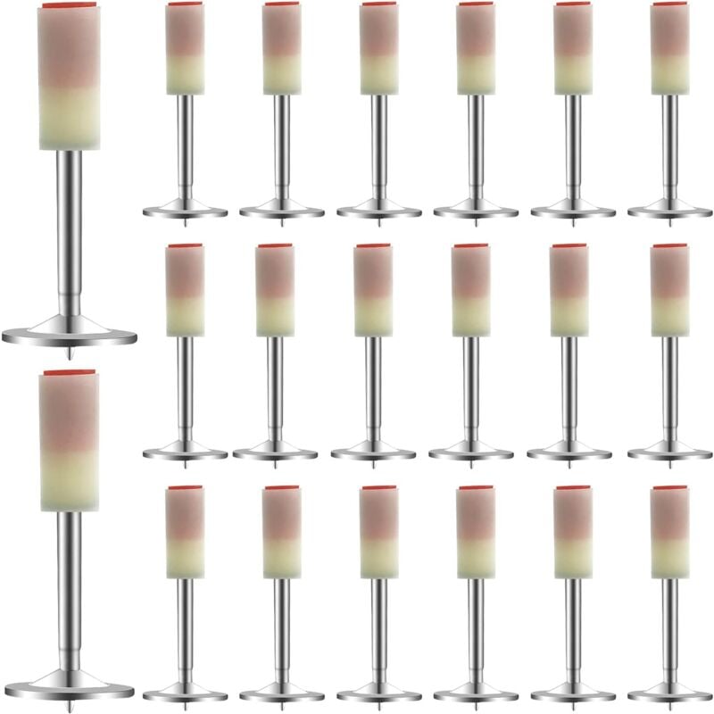 foto del prodotto pistola sparachiodi manuale per calcestruzzo da 200 pezzi, mini pistola sparachiodi, chiodi rotondi per chiodatrice per calcestruzzo in acciaio, 7,3
