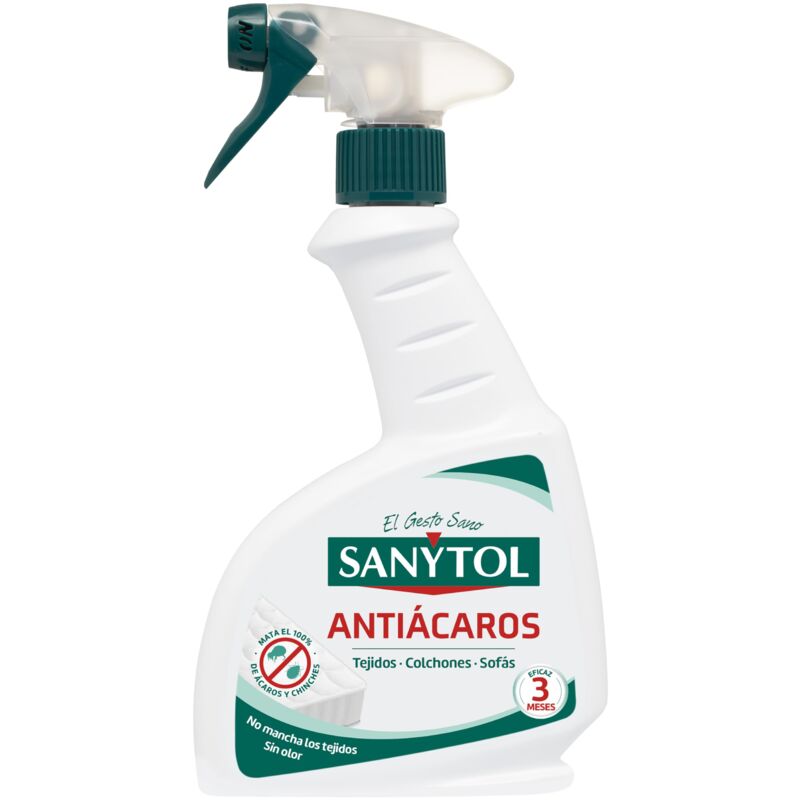 foto del prodotto pistola spray antiacaro senza profumo 300 ml sanytol