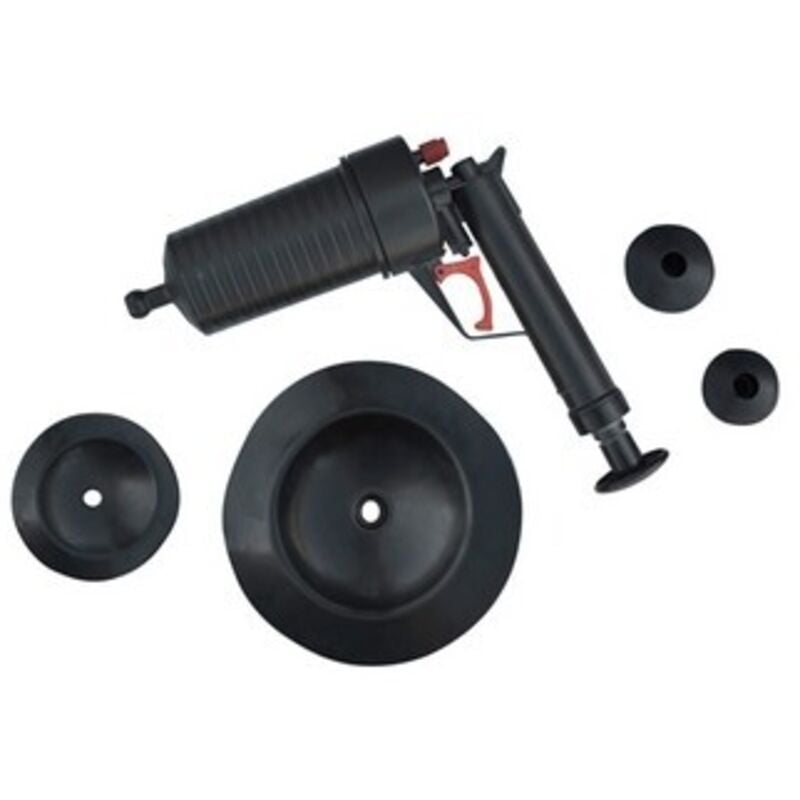 foto del prodotto pistola stura scarichi ad aria compressa nero