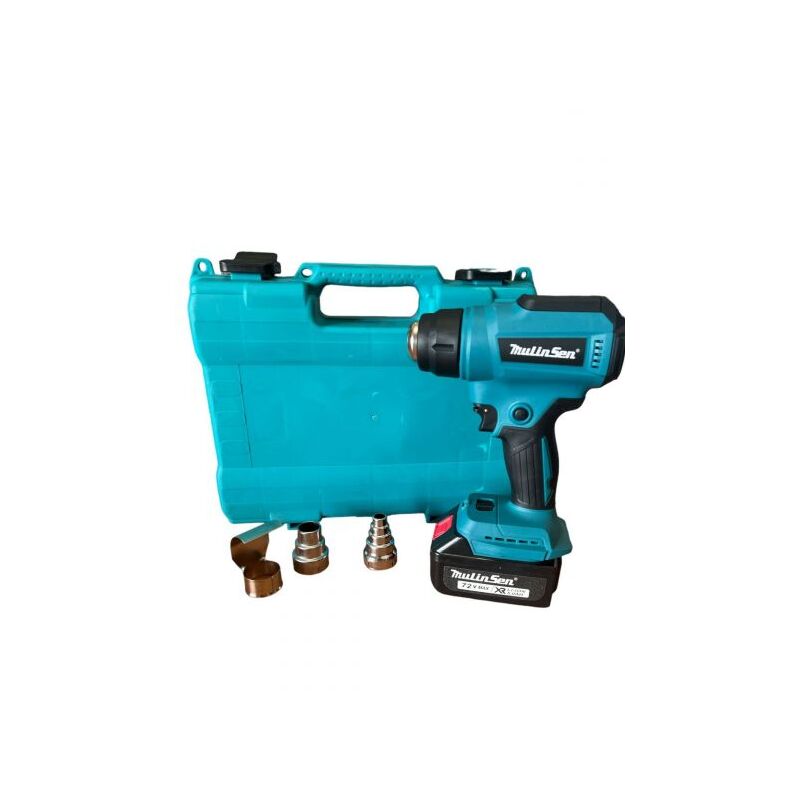foto del prodotto pistola termica aria calda a batteria termosoffiatore a batteria 72v 532c 