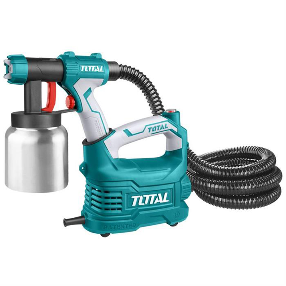 foto del prodotto pistola verniciatore a spruzzo aerografo elettrico 500w total
