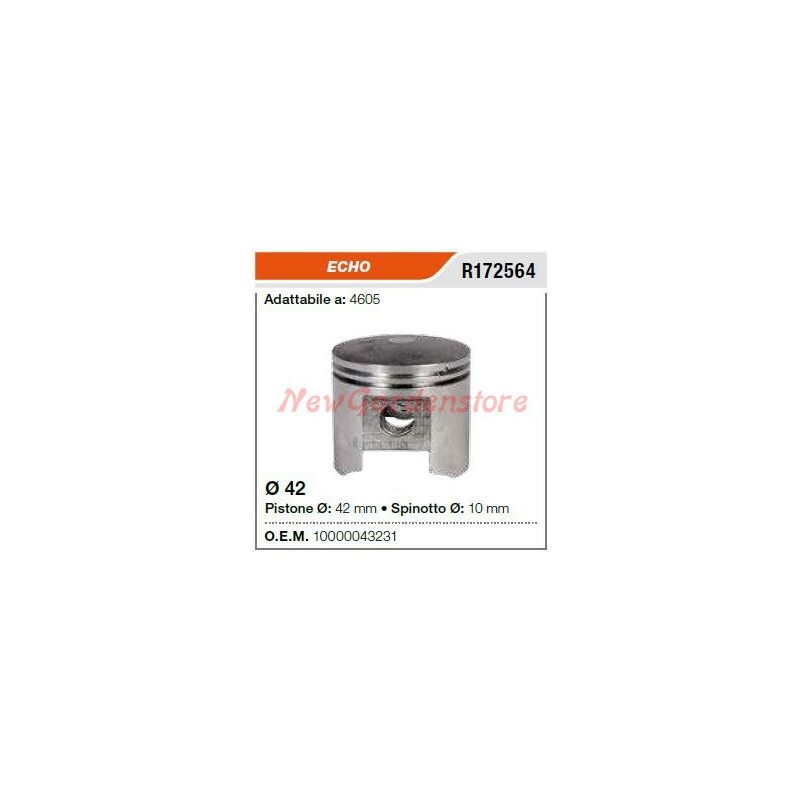 foto del prodotto pistone segmenti spinotto echo motosega 4605 r172564