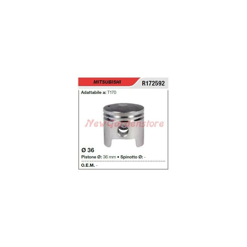 foto del prodotto pistone segmenti spinotto mitsubishi decespugliatore t170 172592