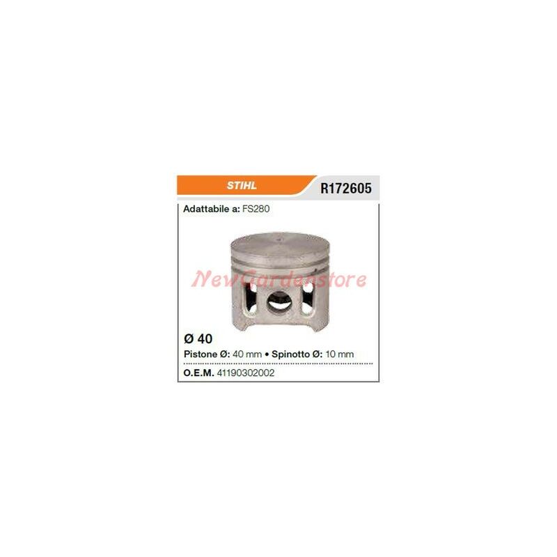 foto del prodotto pistone segmenti spinotto stihl motosega fs280 172605