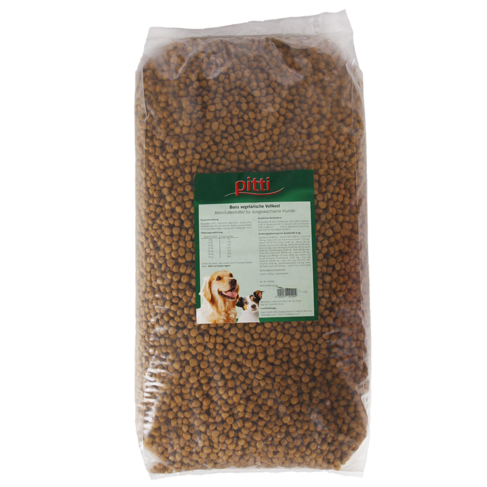 foto del prodotto pitti boris nutrimento completo vegetariano 15 kg