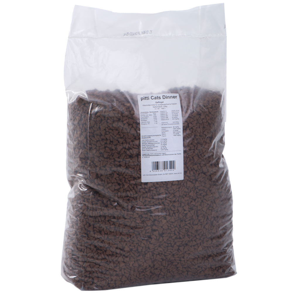 foto del prodotto pitti cats dinner pollame - 20 kg