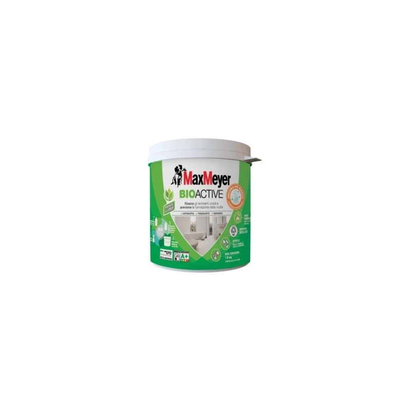 foto del prodotto pittura antimuffa max meyer bioactive a plus bianco 0,75 lt