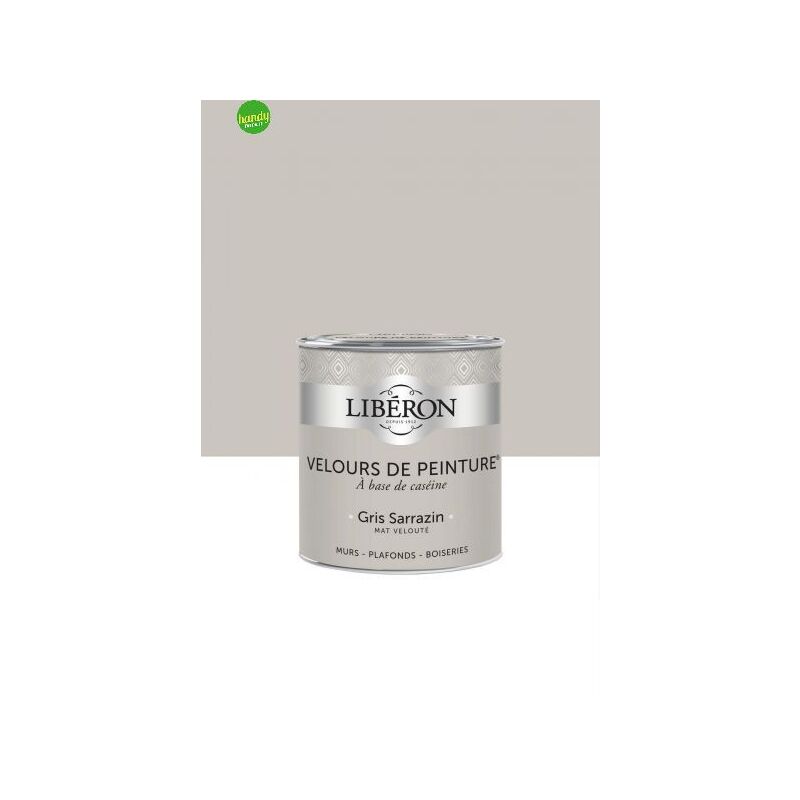 foto del prodotto pittura da interni liberon 500ml grigio saraceno