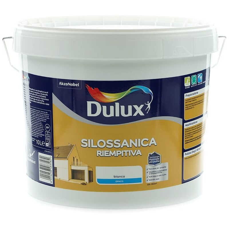 foto del prodotto pittura esterni silossanica 10l dulux