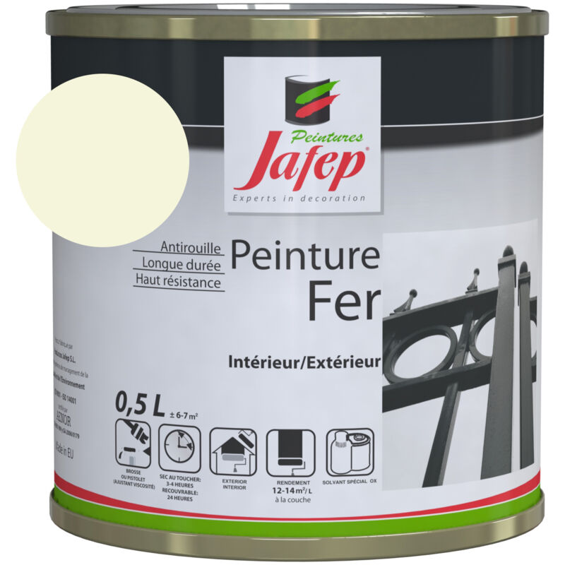 foto del prodotto pittura ferrosa antiruggine beige 0,5l500 ml