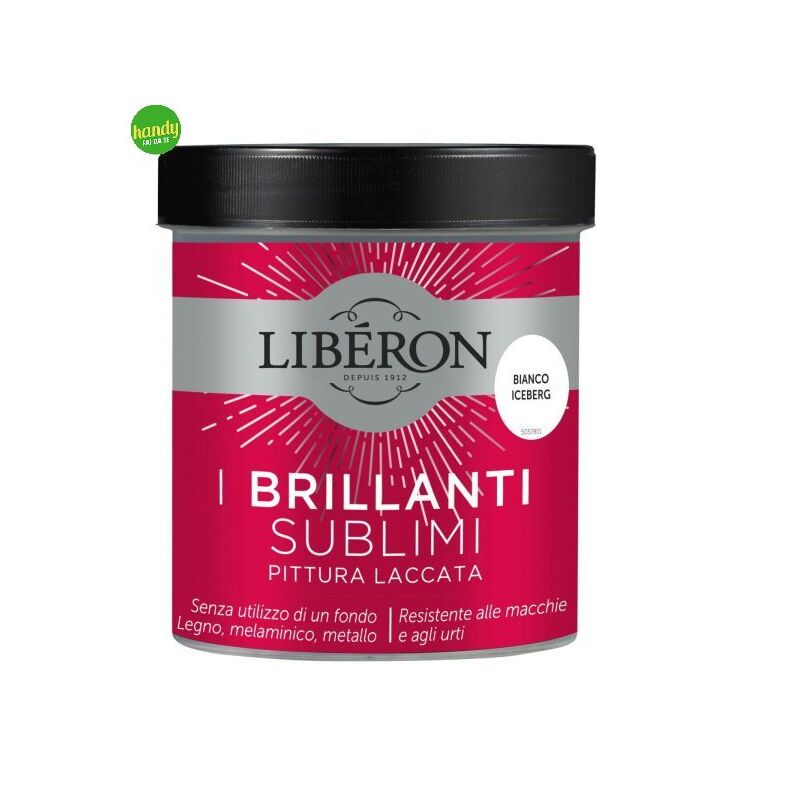foto del prodotto pittura laccata liberon i brillanti sublimi 500ml bianco iceberg